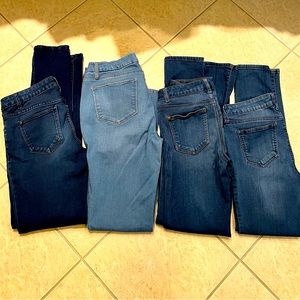 Bundle of skinny jeans! 3 Celeb Pink Size 7, 1 Faded Glory size 6